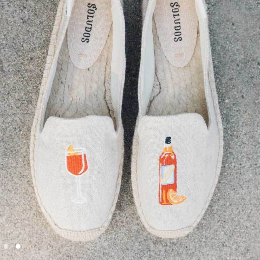 Aperitif Platform Smoking Slipper - Soludos